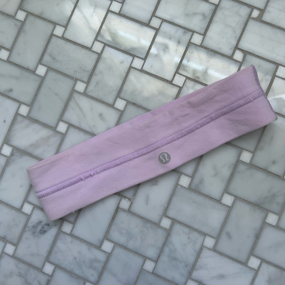 Lululemon light purple headband - worn once!